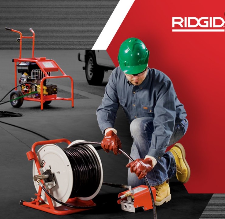 Tiện ích thiết kế trong máy thông cống Ridgid