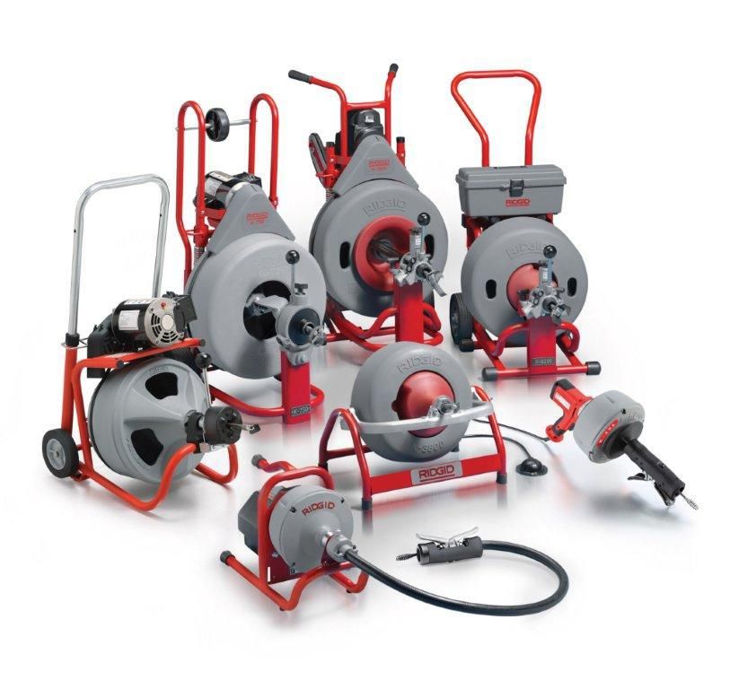 Máy thông cống Ridgid với chủng loại đa dạng