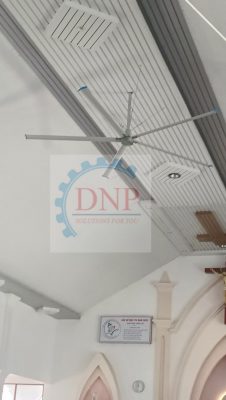 LẮP ĐẶT QUẠT TRẦN CÔNG NGHIỆP TẠI NHÀ THỜ BÌNH MINH TRẢNG BOM ĐỒNG NAI 7 Lắp đặt quạt trần tại Nhà Thờ Bình Minh