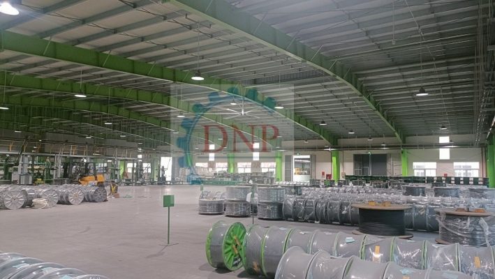 lắp đặt quạt nhà máy Kiswire